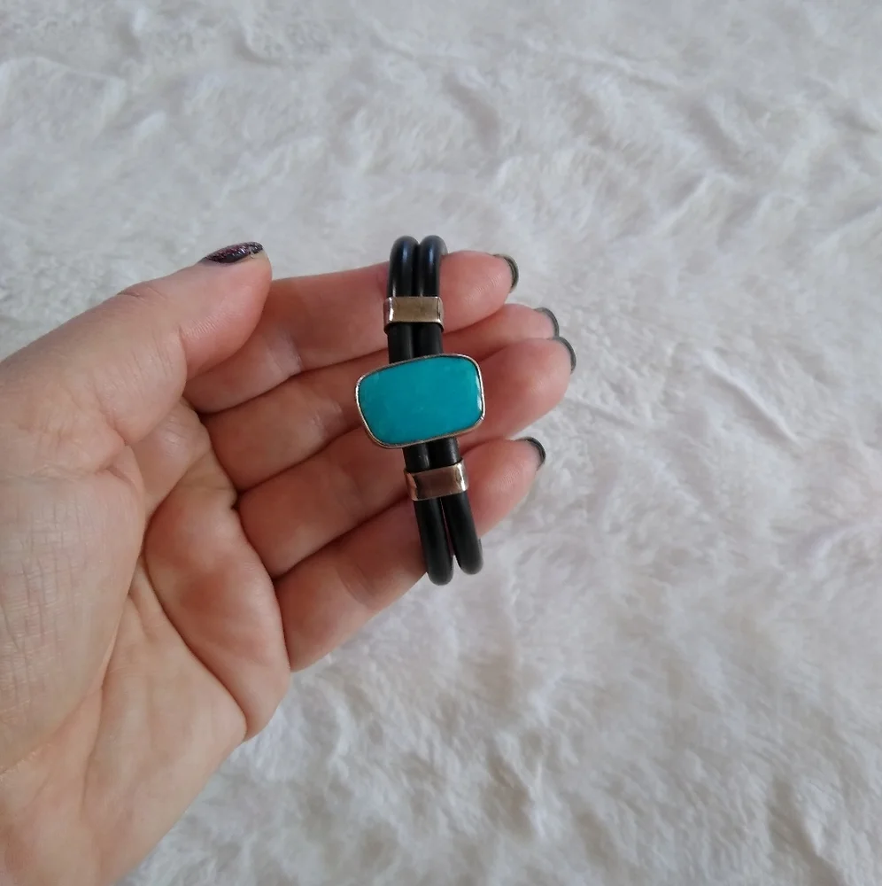 Sterling Silver Turquoise Bracelet